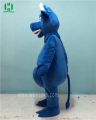 Customized Blue Bull Mascot Costume