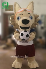 World Cup Mascot Costume in White Jacket