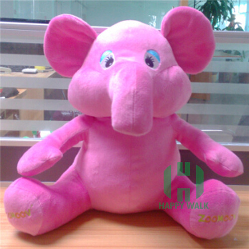 Custom Pink Elephant Plush Toy