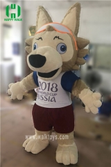 World Cup Mascot Costume in White Jacket