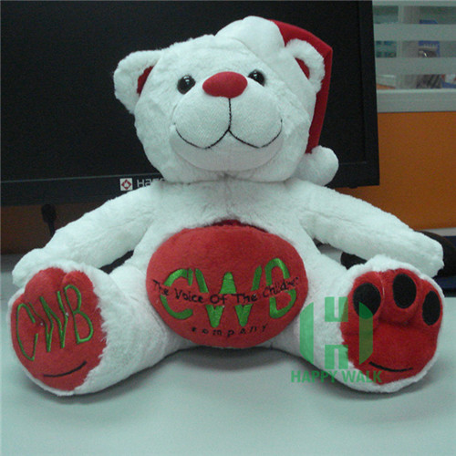 Custom White Bear 35cm White Teddy Bear