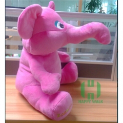 Custom Pink Elephant Plush Toy