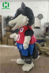 World Cup Mascot Costume in Red Jacket