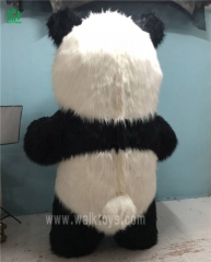 Long Hair Panda Inflatable Mascot Costume