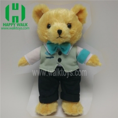 28cm Custom Jacket Teddy Bear Plush Toy