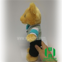 28cm Custom Jacket Teddy Bear Plush Toy