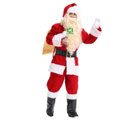 Christmas Santa Claus Costume for Adult