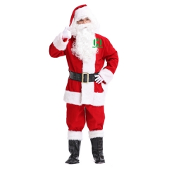 Christmas Santa Claus Costume for Adult