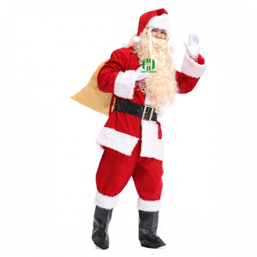 Christmas Santa Claus Costume for Adult