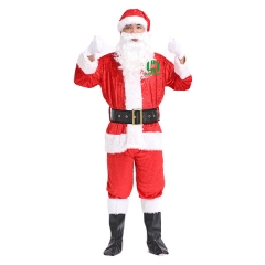 Christmas Santa Claus Costume for Adult