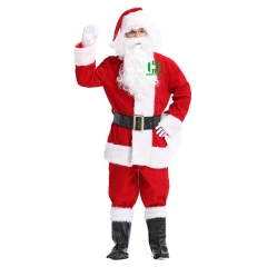 Christmas Santa Claus Costume for Adult