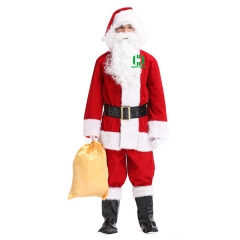 Christmas Santa Claus Costume for Adult