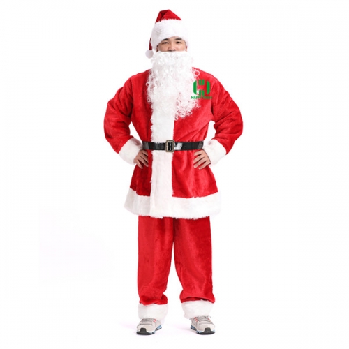 Christmas Santa Claus Costume for Adult