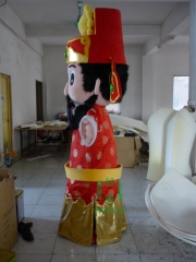 Chinese New Year God of Fortune Mascot Costume for Adult