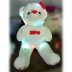 LED Teddy Bear with Heart