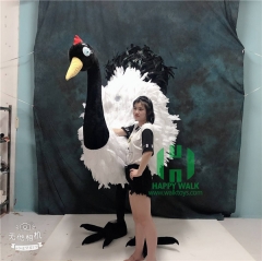 Red-crowned Cranes Mascot Costume