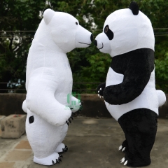 Summer  Pure and fresh Inflatable Panda and Polar Bear
