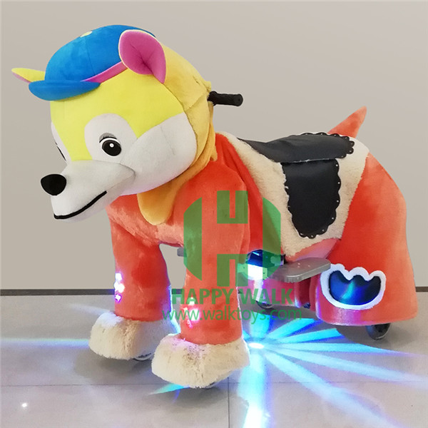 electric plush animal ride