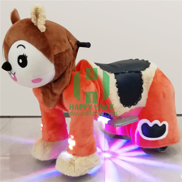 electric plush animal ride