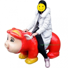 Ride on red pig Electric Walking Animal Ride for Kids Ride On Toy for Playground