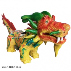 Asian Chinese Dragon Kids Dinosaur Ride Electric Walking Animal Ride for Kids Ride On Toy for Playground