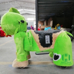 Animal Electric Walking Animal Ride for Kids Plush Animal Ride On Toy for Playground