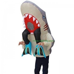 Shark Riding Inflatable Costume