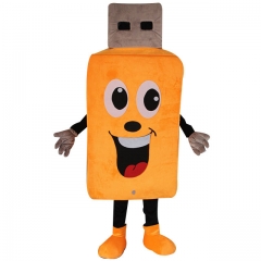 USB Custom Adult Walking Fur Human Animal Party Plush Movie Character Cartoon Mascot Costume for Adult Sh
