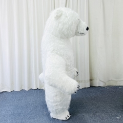 Inflatable Polar Bear Mascot Costume
