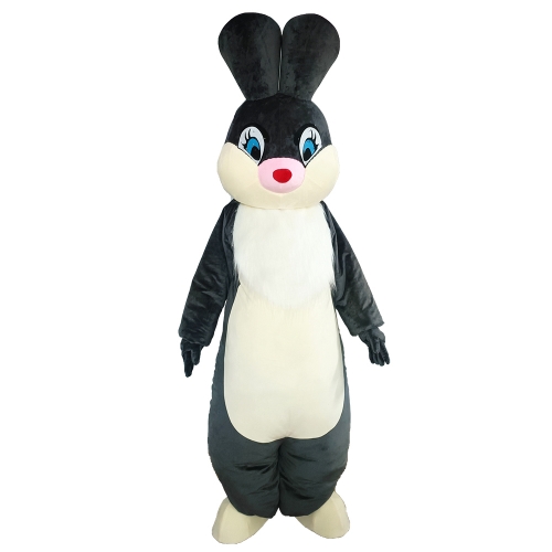 Grey Rabbit Mascot Costume