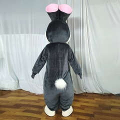 Grey Rabbit Mascot Costume