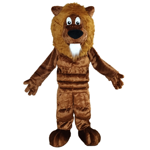 Brown Lion Mascot Costume