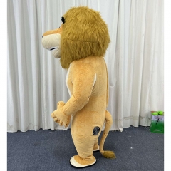 Inflatable lion mascot costume