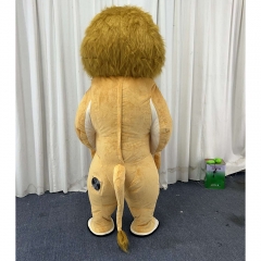 Inflatable lion mascot costume