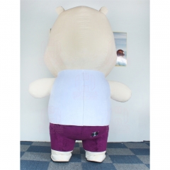 Inflatable Hippo Mascot Costume