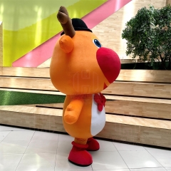 Inflatable Christmas Deer Mascot Costume