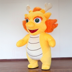 Dancing giant inflatable giant dragon costume for girl 2024 Chinese new year