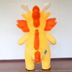 Dancing giant inflatable giant dragon costume for girl 2024 Chinese new year