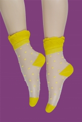 Crystal Jacquard Fashion Socks