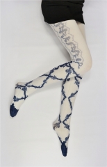 50D Print Thorn & Roses Tights