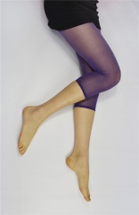 20D Sheer Glitter Capri Leggings