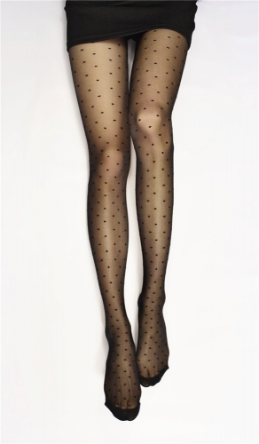 15D Sheer Jacquard Pantyhose