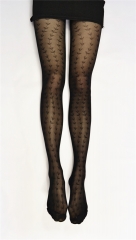 20D Sheer Jacquard Pantyhose