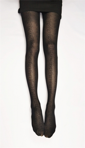 20D Sheer Jacquard Pantyhose