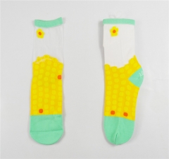 Crystal Jacquard Fashion Socks