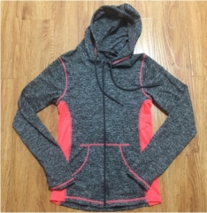 Women’s Lightweight Full Zip Hoodie Jacket with Thumb Holes