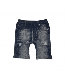 Children's Jacquard Faux Denim Shorts