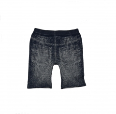 Children's Jacquard Faux Denim Shorts