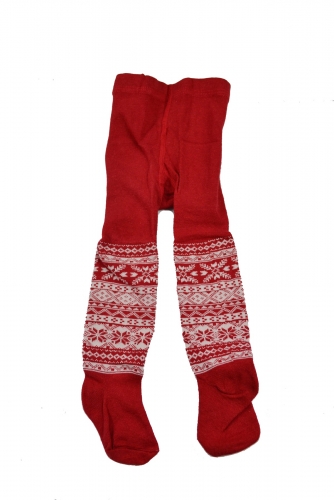 Children's Cotton Jacquard Tights