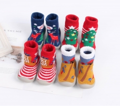 Baby Sock-Shoes Christmas Theme